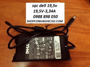 SẠC LAPTOP DELL 65W ZIN THEO MÁY