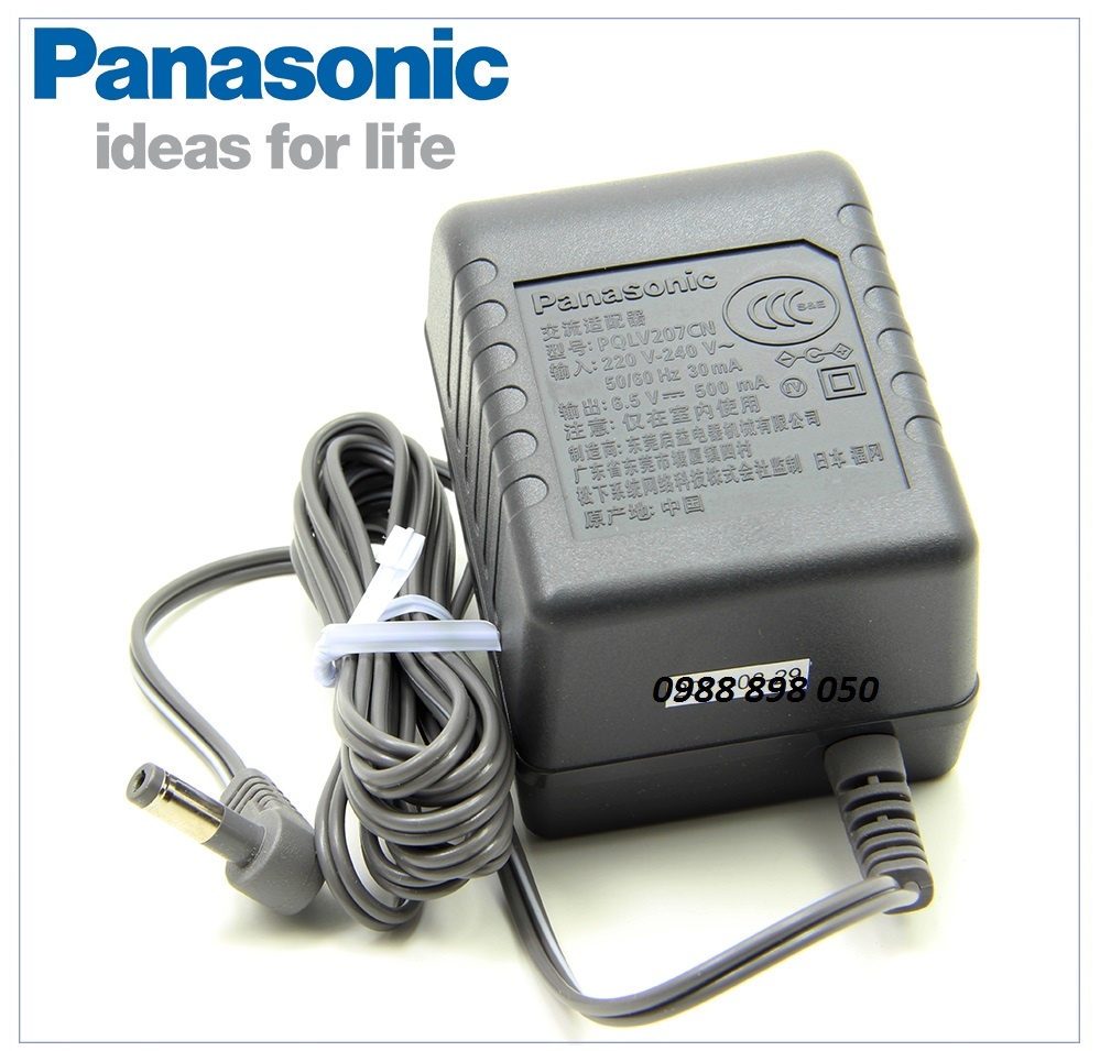 Adapter nguồn Panasonic 220V xuống Bộ sạc 6.5V 500MA cho điện thoại