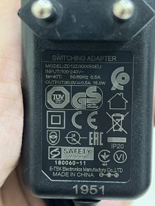 bộ sạc philips 30v 0.5a 15w model : ZD12D300050EU