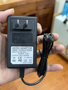 adapter nguồn sạc 30v 600ma